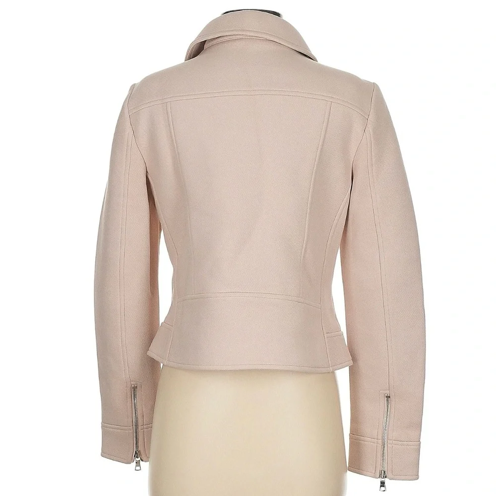 Ann Taylor Blush Moto Jacket - Picture 5 of 9